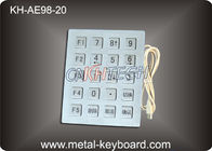 20 het Industriële Toetsenbord van het sleutelsroestvrije staal met USB of PS/2-interface