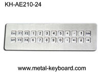 IP65 waterdicht Monteerbaar Roestvrij staal Industrieel Toetsenbord met 24 Sleutels