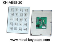 20 het Industriële Toetsenbord van het sleutelsroestvrije staal met USB of PS/2-interface