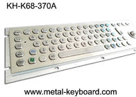 De Computertoetsenbord van het 70 Sleutels Industrieel Metaal met Trackball/Roestvrij staalkiosktoetsenbord