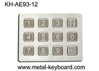 Ruw Roestvrij staal Numeriek Industrieel Toetsenbord in 3 x 4 Matrijs 12 Sleutels