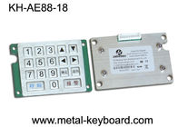 Industrieel Metaaltoetsenbord met Anti - vandaal, IP 65 waterdicht toetsenbord met met lange levensuur
