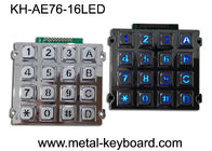 Het verlichte BinnenToetsenbord van het Toegangsbeheermetaal met Rug 16 - lichte Sleutels