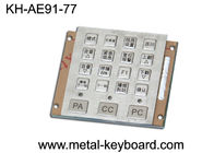IP65 19 Bestand waterdicht het toetsenbordroestvrij staal van de Sleutels Minivandaal