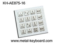 4 X 4 de Kiosktoetsenbord van het Roestvrij staal Industrieel Metaal met het Bewijs van het 16 Sleutelsstof