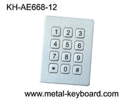 IP65 industrieel Metaalnumeriek toetsenblok, Anti - vandaal num toetsenbord met met lange levensuur