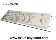 Anti - corrosief trackball van de Toegangskiosk toetsenbord, metaaltoetsenbord met trackball 38MM