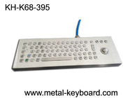De computertoetsenbord van het 70 Sleutels Ruw Industrieel metaal met 25mm trackball