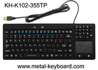 Waterdicht USB-Toetsenbord 106 van Interface Industrieel PC sluit Geen Lawaai met Touchpad