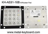 FCC van het het Metaaltoetsenbord van PS/2 4X4 Lay-out Ruw gemaakte voor Kiosk