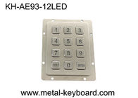 Achter Licht Metaalnumeriek toetsenblok in 3x4-Matrijs 12 het Toetsenbord van het Sleutelsroestvrije staal