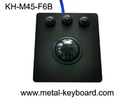 Metaalcomité Industriële Zwarte Trackball Muis met 3 Waterdichte Knopen