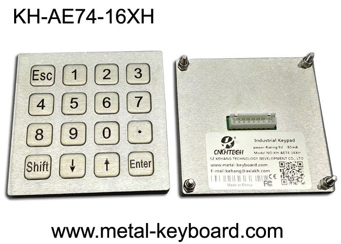 4x4 USB-poort van de het Toetsenbordmatrijs van lay-out de Industriële PC voor het Benzinestation van de Kioskbrandstof