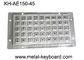 Anti Vandal Rear Panel Mount Keyboard Industrial , Kiosk Keyboard USB interface in 45 Keys