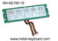 Customized 10 Keys stainless steel keypad , entry metal keypad with LED Light