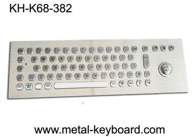 Het Eind Metaal Industriële Toetsenbord van de kioskzelfbediening met Trackball, USB