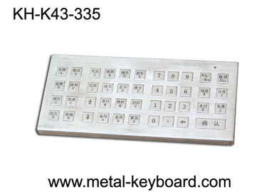 IP65 het geschatte metaal van het Desktop Metaal Ruw gemaakte toetsenbord met 43 Super Groottesleutels