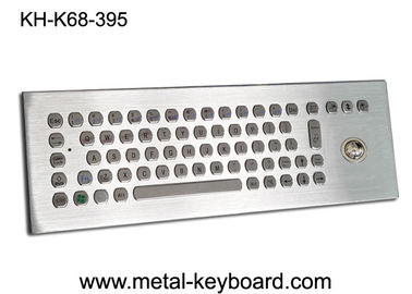 de Desktop Industrieel toetsenbord van het 67 sleutelsmetaal met Trackball voor Industrieel Controleplatform