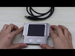 IP65-geclassificeerde industriële touchpad roestvrijstalen paneelmontage