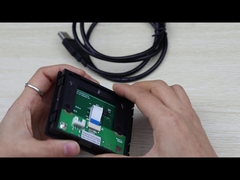 Stofbestendige industriële muismat, kunststof materiaal, zwart, verzegeld