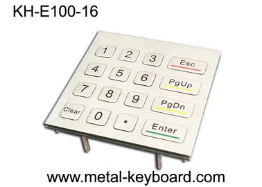 16 Keys 4X4 Matrix Metal Keypad Laser Engraved Characters For Access Control System