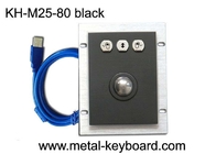 Zwarte Trackball van het Kleurenmetaal muis met 3 knopen voor muti-gebruik apparaten