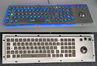 Ruw Backlit Metaaltoetsenbord met Ergonomieontwerp Trackbal, USB-interface