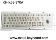 De Computertoetsenbord van het 70 Sleutels Industrieel Metaal met Trackball/Roestvrij staalkiosktoetsenbord