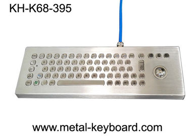 Waterdicht de Computertoetsenbord van het Desktopmetaal met Lasertrackball, Ruw Toetsenbord
