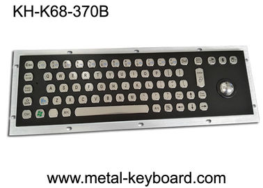 Het ruwe Toetsenbord van de Roestvrij staal Industriële Computer met Trackball van het Waterbewijs