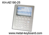 Het Roestvrije staaltoetsenbord van de douanelay-out, Digitaal Kiosktoetsenbord met 25 Sleutels