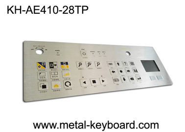 IP65 stofdicht robuust industriële metalen roestvrijstalen toetsenbord met touchpad