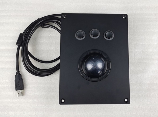 Grote grootte 60 mm zwarte trackballmuis voor industriële toepassingen - betrouwbare prestaties
