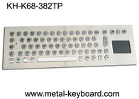 Het ruwe Toetsenbord van Touchpad van het Vandaalbewijs Industrieel met Usb-Haven en 70 Sleutels