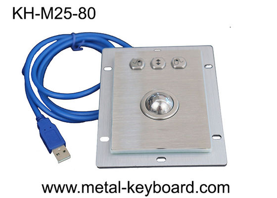 3 de knopen IP65 zetten het Ruwe Industriële Roestvrije staal van de Computermuis Lichtgewichtop