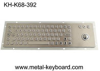 PS2 Toetsenbord van PC van USB IP65 het Industriële, Voorraad die 25mm Lasertrackball Toetsenbord uitwisselt