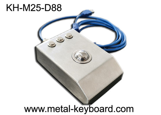 Desktop 25mm PS2-Roestvrij staaltrackball Waterdichte Muis IP65