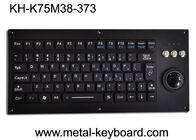 Geborsteld SS Regelbaar Industrieel Toetsenbord met Trackball USB PS2