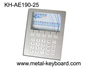 Het Roestvrije staaltoetsenbord van de douanelay-out, Digitaal Kiosktoetsenbord met 25 Sleutels