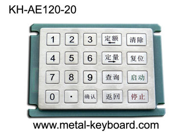 Ruw het Benzinestationtoetsenbord van het Roestvrij staaltoetsenbord met 20 Sleutels5x4 Matrijs