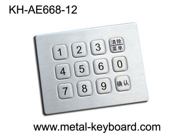 Het Metaalnumeriek toetsenblok van roestvrij staal Mini 12 Sleutels voor Automaat